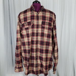 Faded Glory button down flannel mens (LT- 42-44)